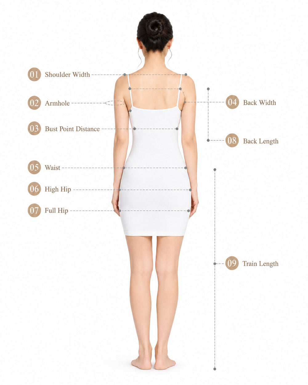 Back measurement guide